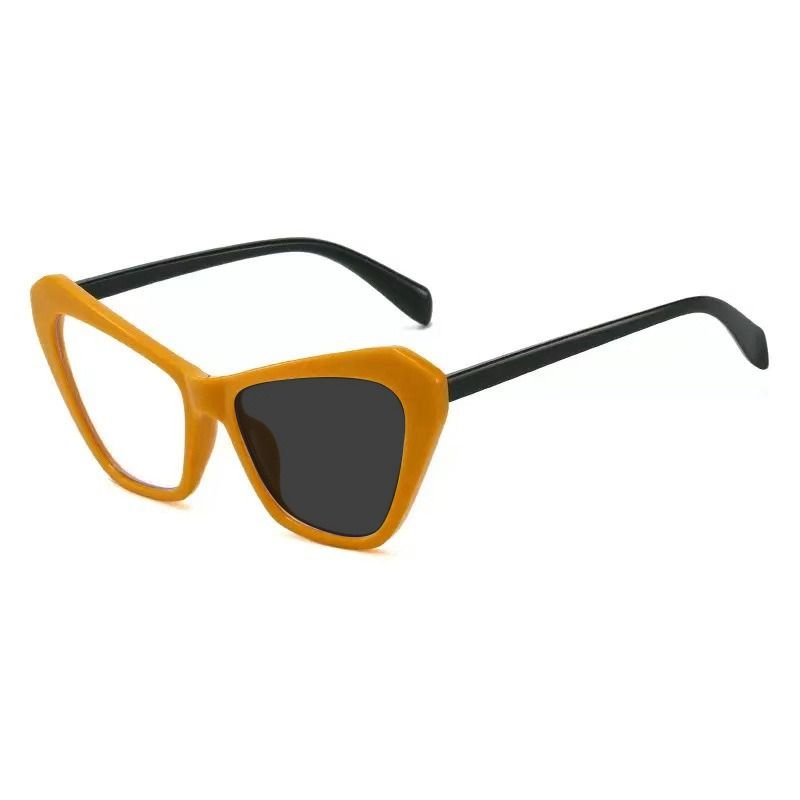 Vintage Fashion Cat Eye Glasses Anti Blue Light Blocking Eyeglasses All Face Candy Colors for Girls' Eye Wear Made Durable PC