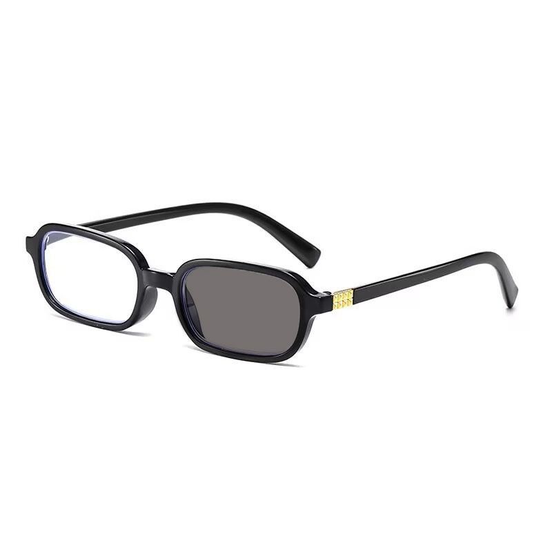 Fashion Women Oval Anti Blue Light Eyeglasses Small Frame Photochromic Glasses Women