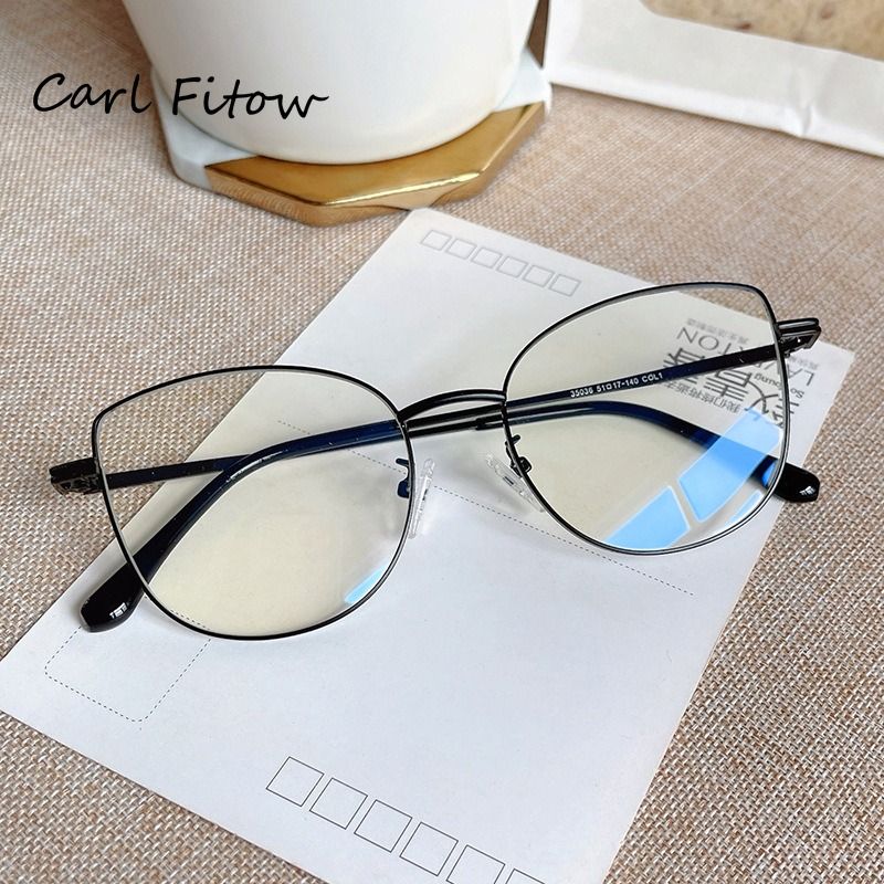 Ultra-Light Titanium Anti-Blue Light Glasses Retro Fashion Frame Anti-Radiation Flat Eyeglasses for Eye Protection Can