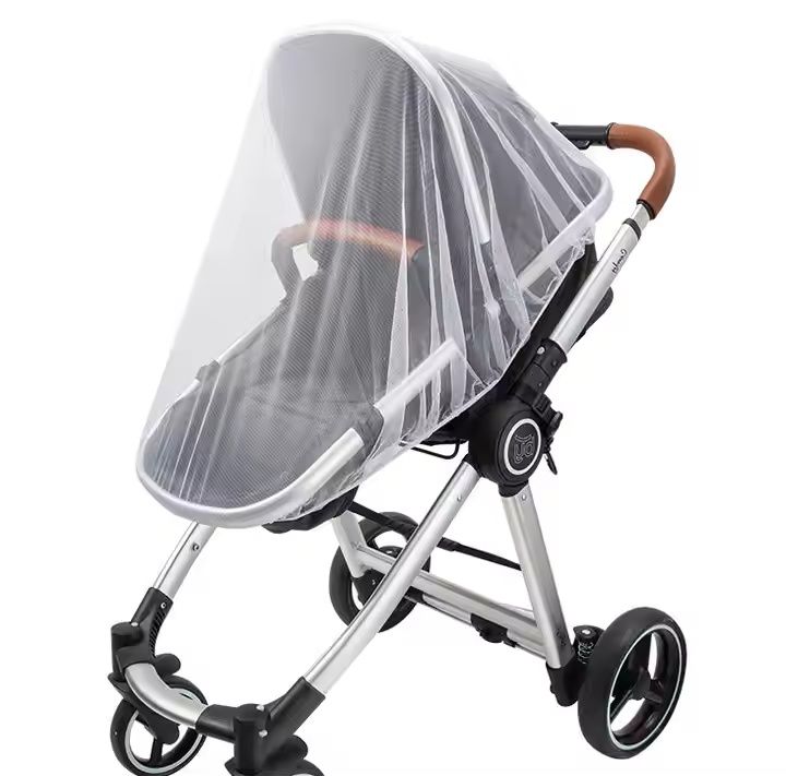 Safe Baby Carriage Buggy Insect Full Pram Mosquito Net Baby Cover Stroller Netting Hot Baby Carriage Insect Full Cover Mosquito Net Baby Stroller Bed Netting