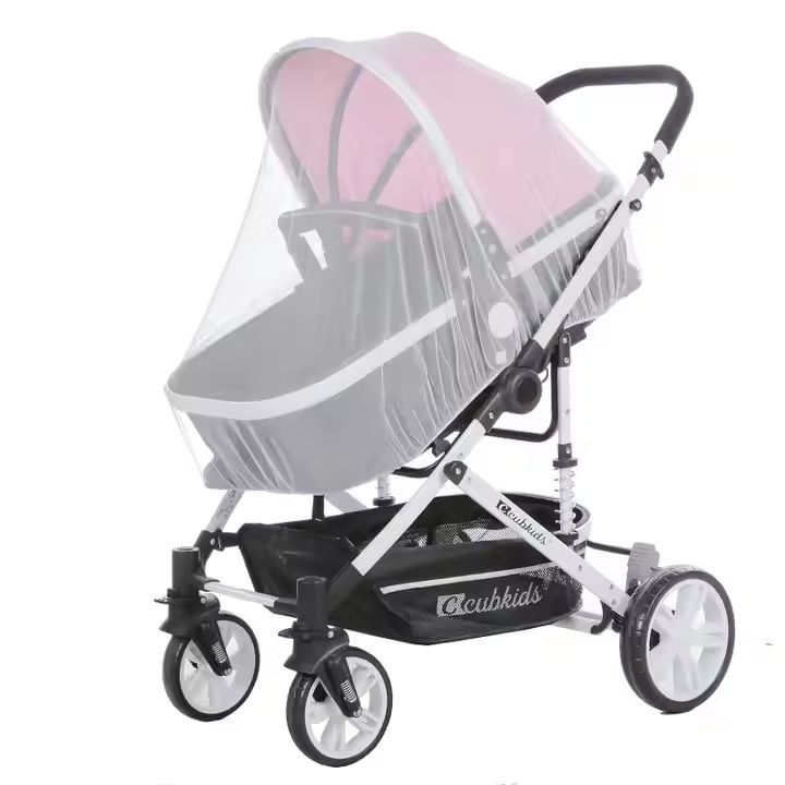 Safe Baby Carriage Buggy Insect Full Pram Mosquito Net Baby Cover Stroller Netting Hot Baby Carriage Insect Full Cover Mosquito Net Baby Stroller Bed Netting