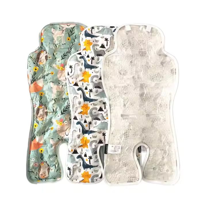 Gel Car Seat Cooler Pad,1 Pack Double Sides-Universal Baby Stroller Ice Cushion Cooler Mat,Summer Cooling Seat Liner,Multifunctional Suitable for Baby Dining Chair,Child Safety Seat