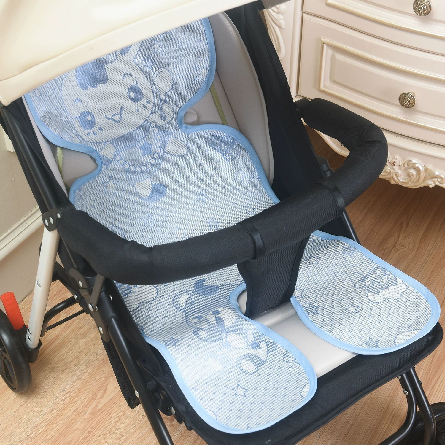 Children Car Cooler Pad Summer Stroller Ice Cooler Mat Baby Cushion for Stroller Newborn Dining Chair Baby Stroller Cushion Cooler Pad Stroller Cooling Liner Pad Mat Summer Breathable Seat Pad for Car