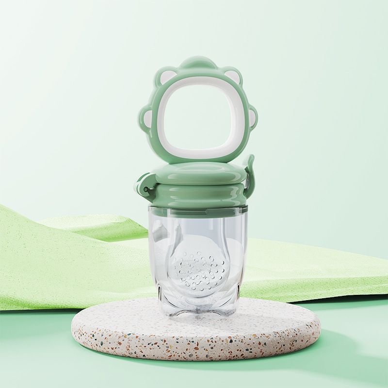 3PCS Baby Solids Frozen Fruit Feeder Pacifier, Infant Teether Toy 4M+, BPA-Free Silicone Pouch & Nipple Safely Introduce Solids Teething Relief Fruit Pacifier S+M+L 3-Pack Baby Food Feeder