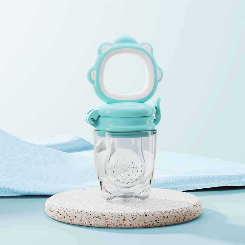 3PCS Baby Solids Frozen Fruit Feeder Pacifier, Infant Teether Toy 4M+, BPA-Free Silicone Pouch & Nipple Safely Introduce Solids Teething Relief Fruit Pacifier S+M+L 3-Pack Baby Food Feeder