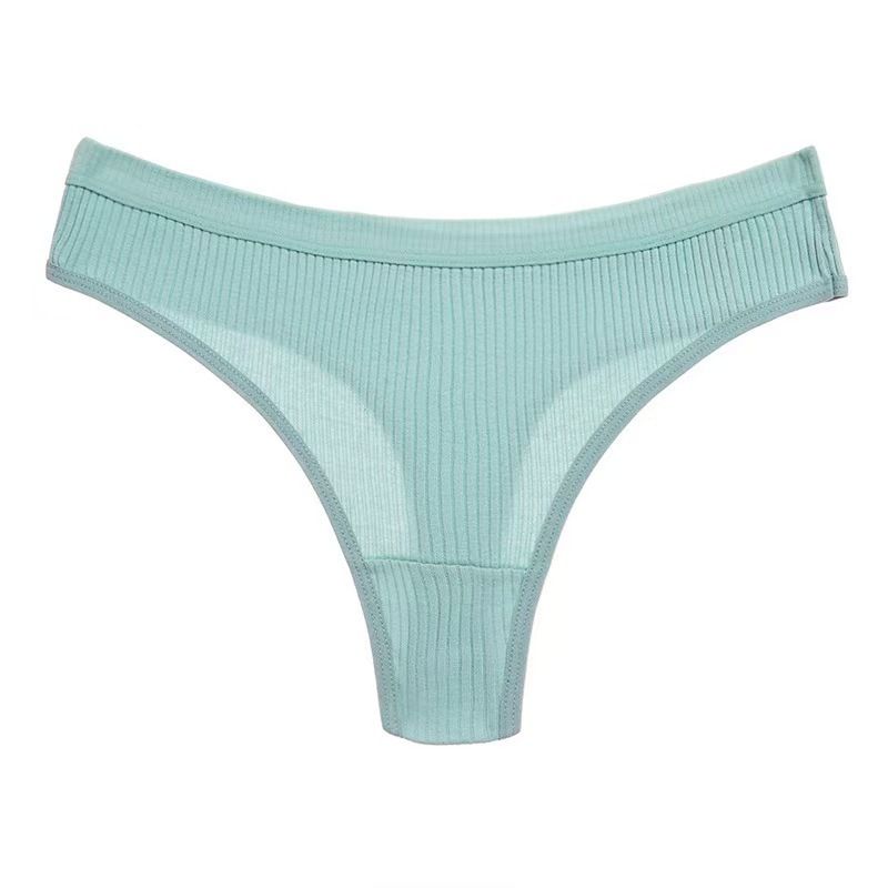 6-Pack Women's Seamless Ribbed Sports Panties, Breathable & Comfortable, Premium Cotton Blend Underwear Breathable Seamless Thongs: Comfortable Women's Underwear panties