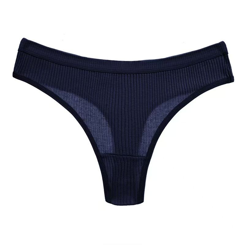 6-Pack Women's Seamless Ribbed Sports Panties, Breathable & Comfortable, Premium Cotton Blend Underwear Breathable Seamless Thongs: Comfortable Women's Underwear panties