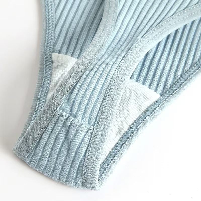 6-Pack Women's Seamless Ribbed Sports Panties, Breathable & Comfortable, Premium Cotton Blend Underwear Breathable Seamless Thongs: Comfortable Women's Underwear panties