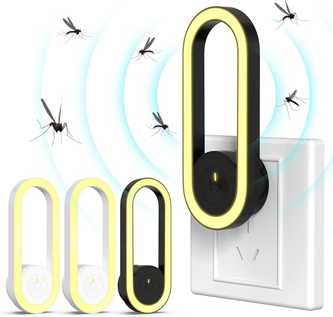 Automatic Light Sensitive Mini Portable Night Lamp Bedroom LED Sleep Soft Light Eye Protection Bedside Lamp Mosquito Repellent