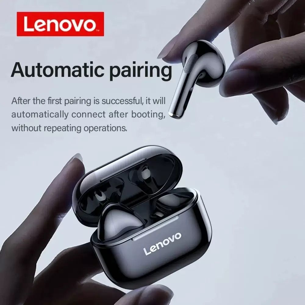 Lenovo Thinkplus LP40 Bluetooth Earphones TWS Wireless Bluetooth Earphones 5.0 Bluetooth Sports Noise Reduction Waterproof Wireless Bluetooth Earphones