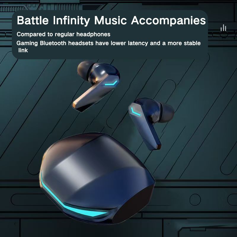 Lenovo Thinkplus GM2Pro Touch Bluetooth Earphones TWS Wireless Bluetooth Earphones 5.3 Noise Reduction Dual Stereo Sound Bluetooth Earphones