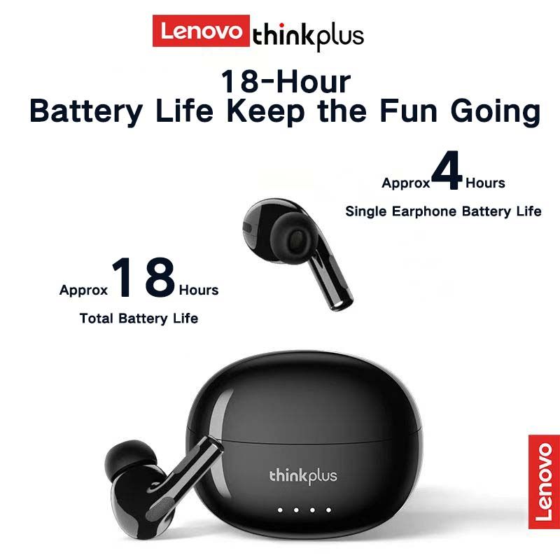 Lenovo Thinkplus LP5Pro Touch Bluetooth Earphones TWS Wireless Bluetooth Earphones 5.4 Noise Reduction Dual Stereo Sound Bluetooth Earphones