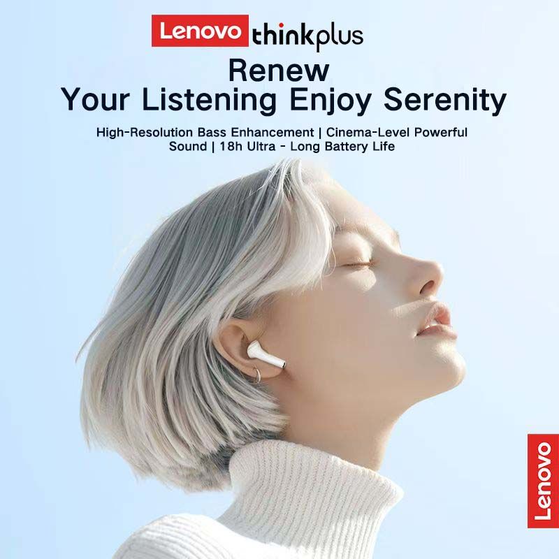 Lenovo Thinkplus LP5Pro Touch Bluetooth Earphones TWS Wireless Bluetooth Earphones 5.4 Noise Reduction Dual Stereo Sound Bluetooth Earphones