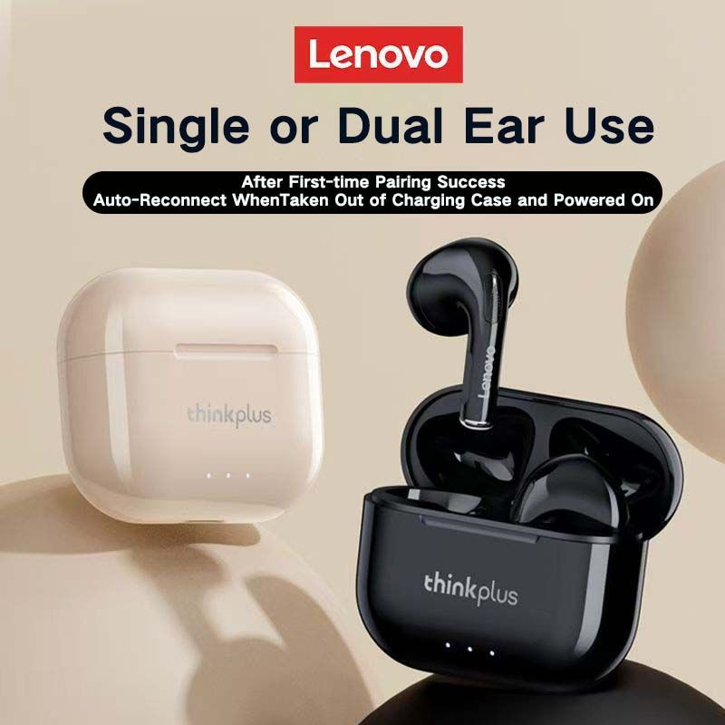 Lenovo Thinkplus LP40 second generation Touch Bluetooth Earphones TWS Wireless Bluetooth Earphones 5.3 Noise Reduction Dual Stereo Sound Bluetooth Earphones