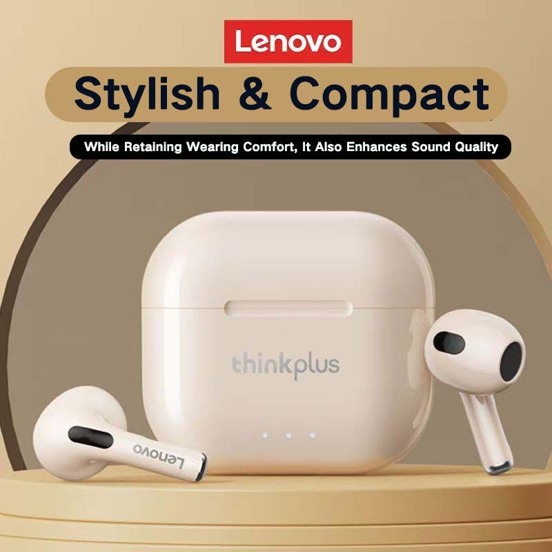 Lenovo Thinkplus LP40 second generation Touch Bluetooth Earphones TWS Wireless Bluetooth Earphones 5.3 Noise Reduction Dual Stereo Sound Bluetooth Earphones