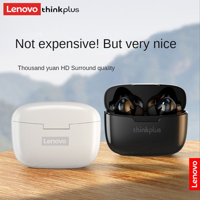 Lenovo Thinkplus XT90 Touch Bluetooth Earphones TWS Wireless Bluetooth Earphones 5.0 Noise Reduction Dual Stereo Sound Bluetooth Earphones