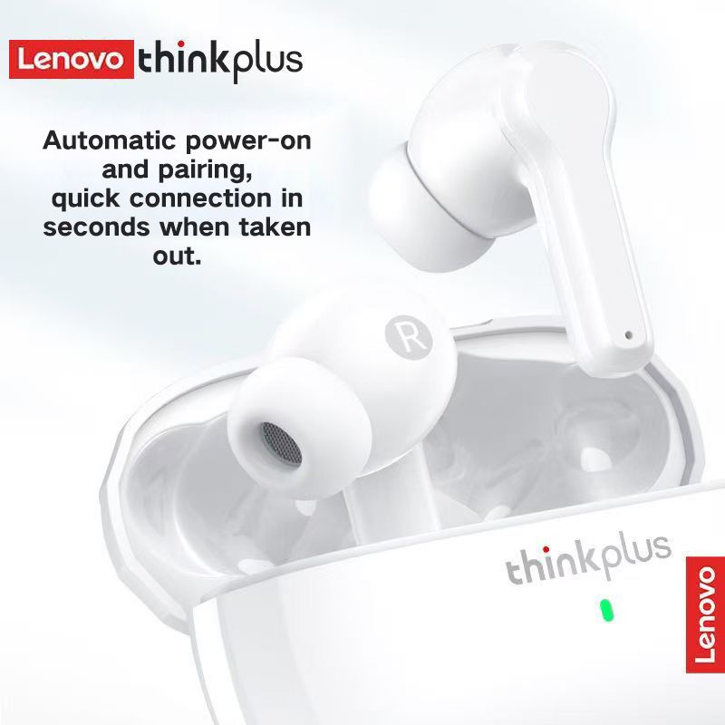 Lenovo Thinkplus LP1S Touch Bluetooth Earphones TWS Wireless Bluetooth Earphones 5.0 Noise Reduction Dual Stereo Sound Bluetooth Earphones