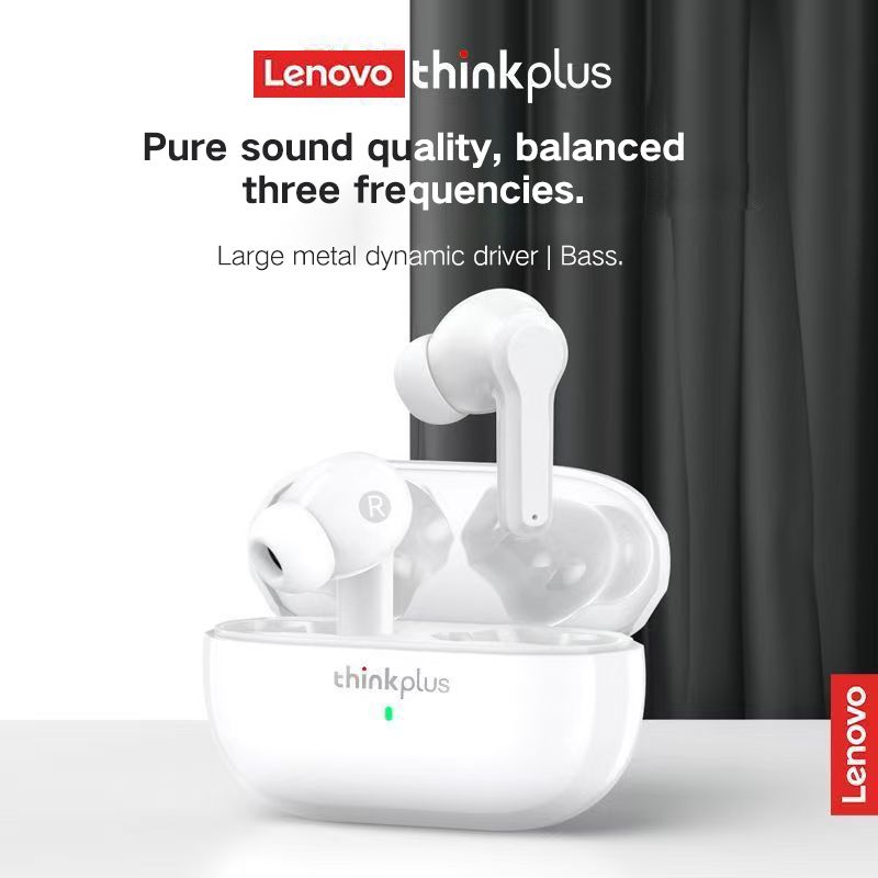Lenovo Thinkplus LP1S Touch Bluetooth Earphones TWS Wireless Bluetooth Earphones 5.0 Noise Reduction Dual Stereo Sound Bluetooth Earphones