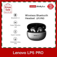 Lenovo Thinkplus LP5Pro Touch Earphones TWS Wireless earpods 5.4 Noise Reduction Dual Stereo Sound headphone