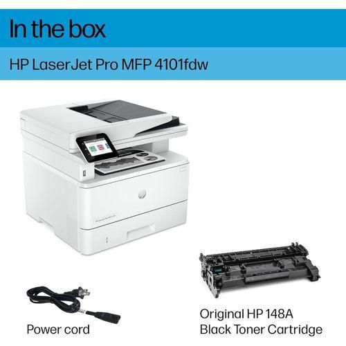 HP LaserJet Pro MFP 4103fdw Wireless Black & White All-in-One Laser Printer, Scanner, Copier, Fax, Best For Office