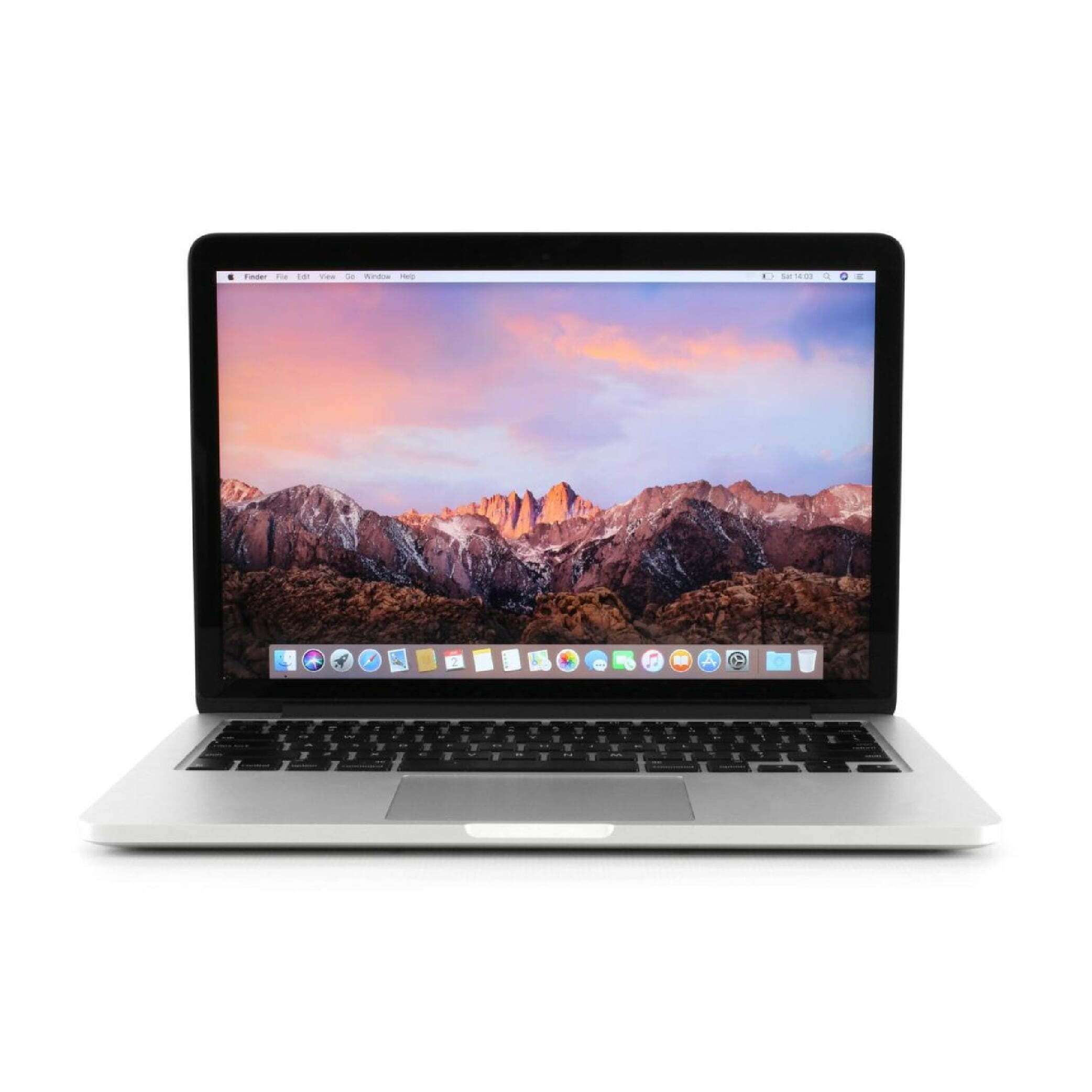 Apple MacBook Pro A1502 13-Inch 2015 Core i5 8GB RAM 256GB SSD Silver Backlit Keyboard
