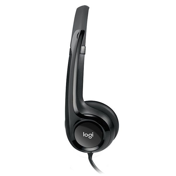 Logitech H390 USB Headset with Noise Canceling Microphone and In-Line Controls for Clear Audio During Calls, Meeting,s and Online Communication