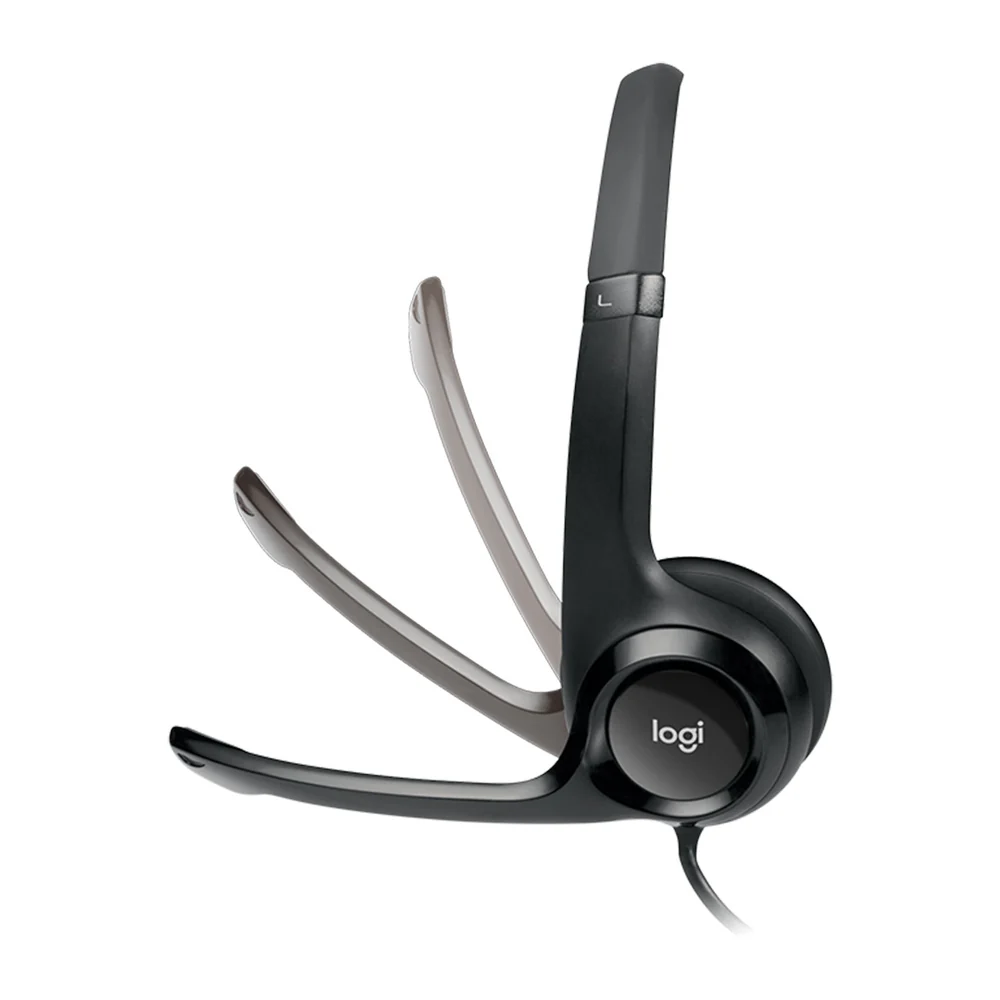 Logitech H390 USB Headset with Noise Canceling Microphone and In-Line Controls for Clear Audio During Calls, Meeting,s and Online Communication