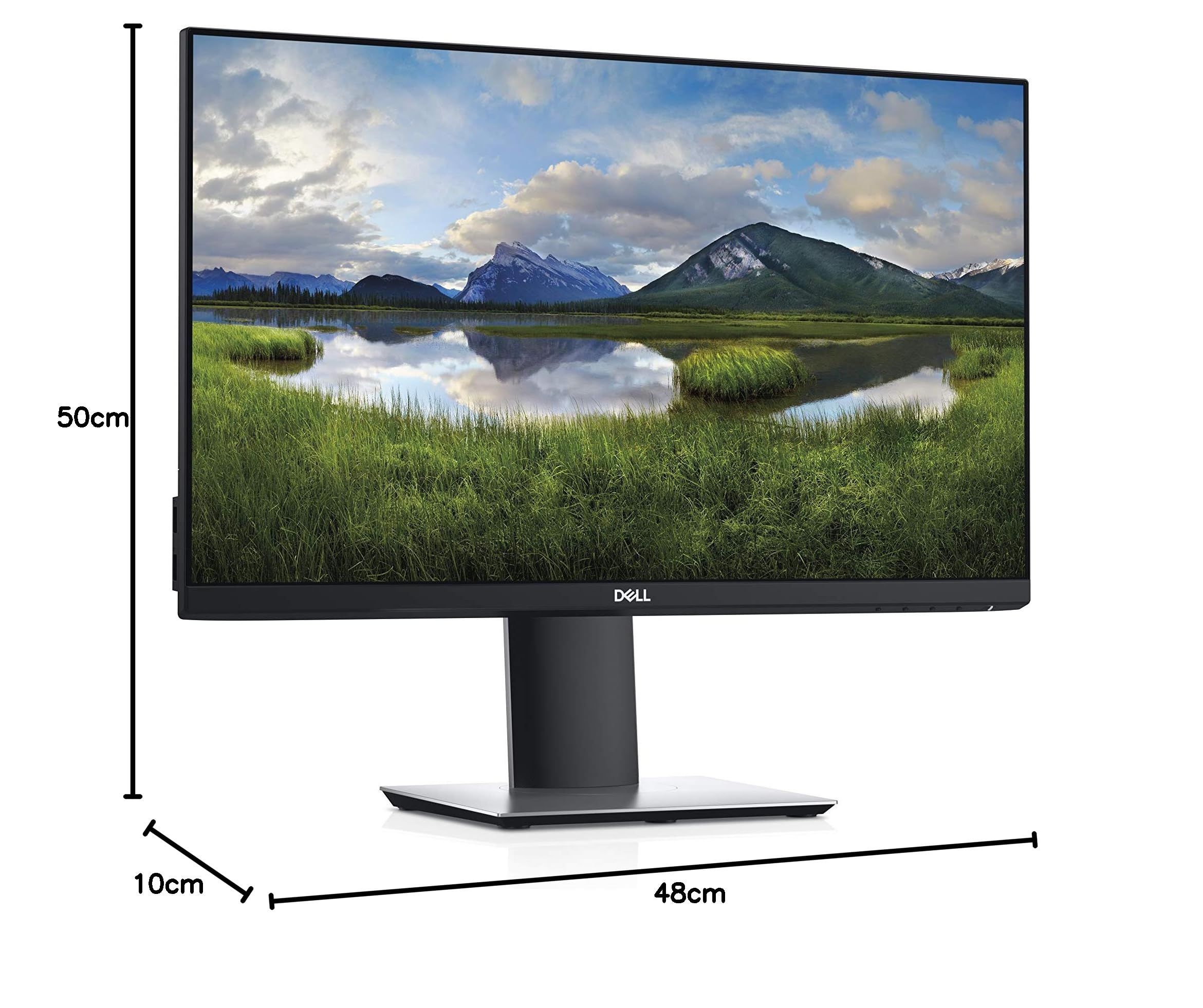 Dell 20″ Wide Display Monitor – Compact HD+ Screen for Everyday Use with Sleek Design  - 6 Months Warranty