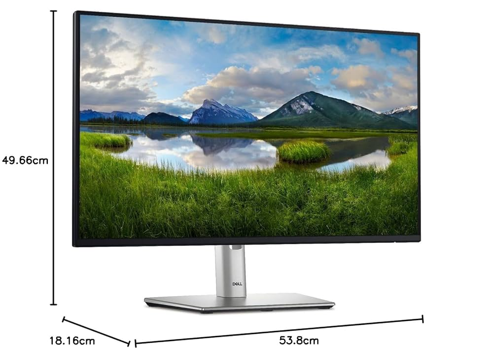 Dell 24″ Wide Monitor – Full HD IPS Display with Modern Connectivity and Ergonomic Design - 6 Months Warranty