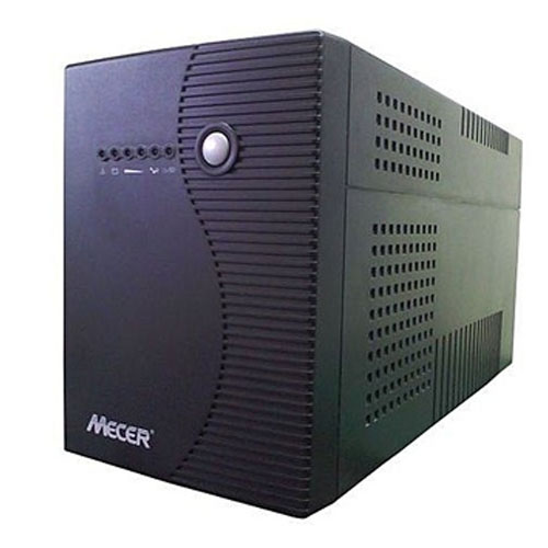 Mecer 650VA UPS Reliable Power Backup for Home and Office Black in Color - 1 Year Manufacturer's Warranty