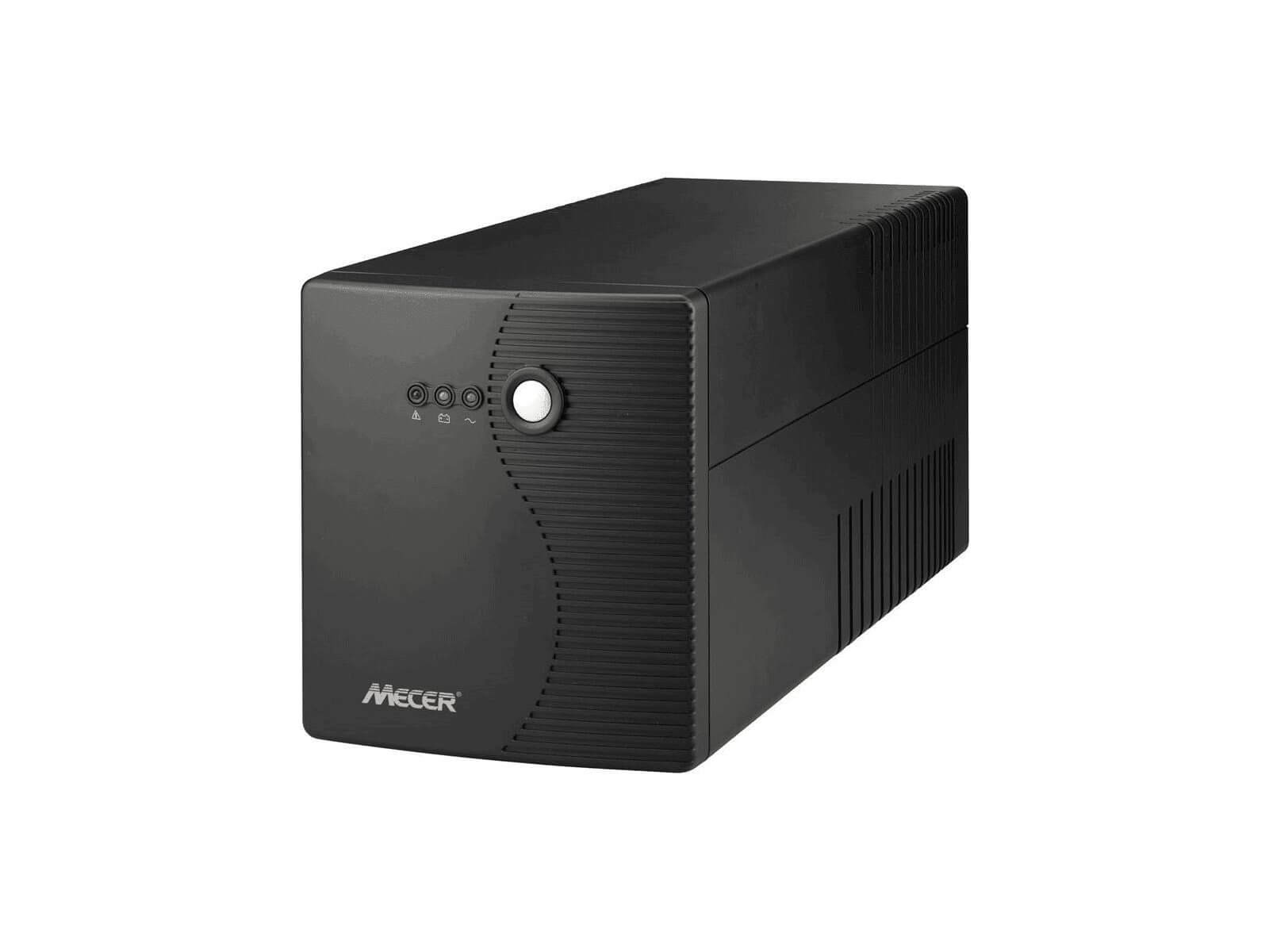 Mecer 650VA UPS Reliable Power Backup for Home and Office Black in Color - 1 Year Manufacturer's Warranty