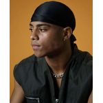 STITCHED DURAG Imported Super Fine Quality Unisex Men Women Silk Durag Doo Rag Long Tail Headwrap Chemo Cap