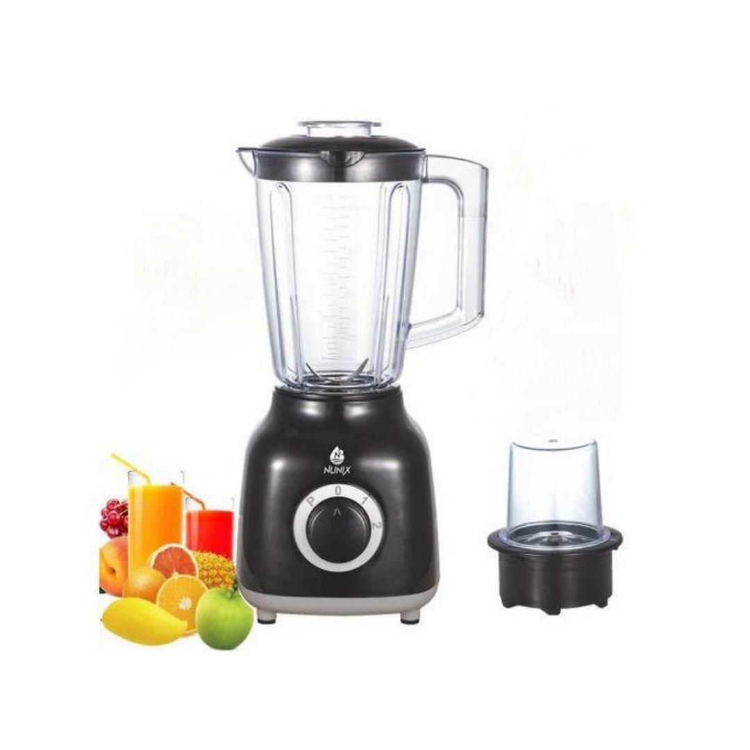 Nunix pb-02 2 in 1 commercial blender,1500 W 2L,6 blade stainless steel
