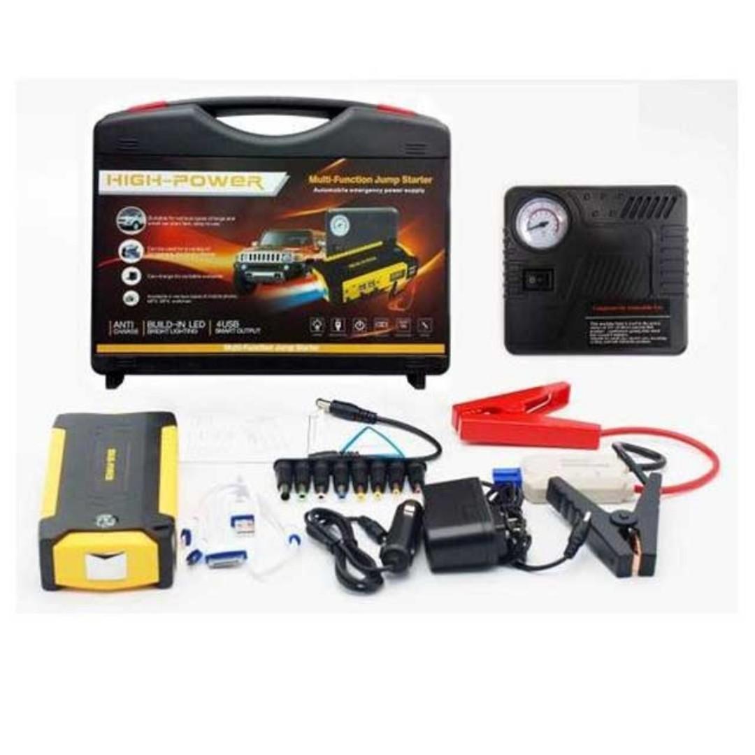 High power multifunction car jump starter air compressor