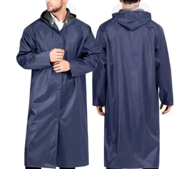 RAINCOATS.  Quality heavy Raincoats, Attached hood, Lotus leaf water resistant fabric, It will stand by you, through the wind and rains.