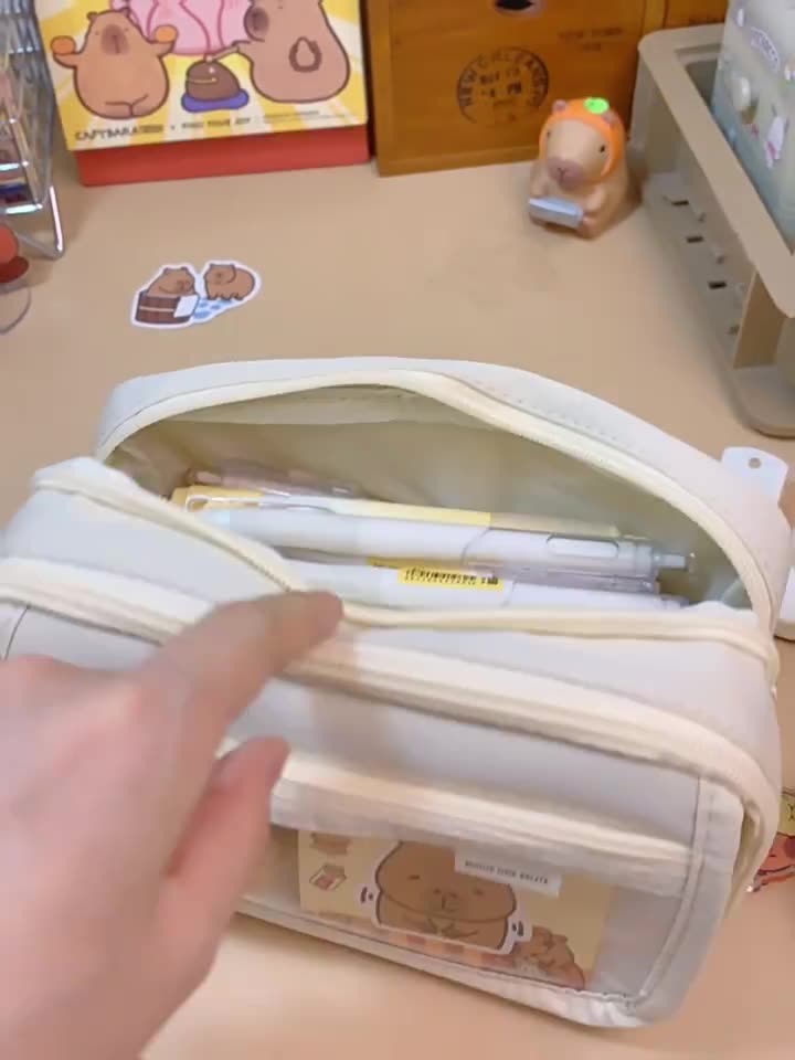 High-Appearance, Large-Capacity & Multi-Functional Stationery Case - Student Pencil Pouch, Pencil Bag, Makeup Bag & Storage Bag