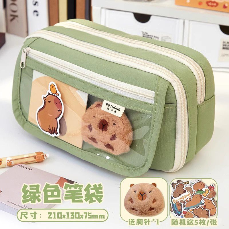 High-Appearance, Large-Capacity & Multi-Functional Stationery Case - Student Pencil Pouch, Pencil Bag, Makeup Bag & Storage Bag