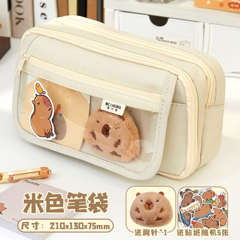 High-Appearance, Large-Capacity & Multi-Functional Stationery Case - Student Pencil Pouch, Pencil Bag, Makeup Bag & Storage Bag