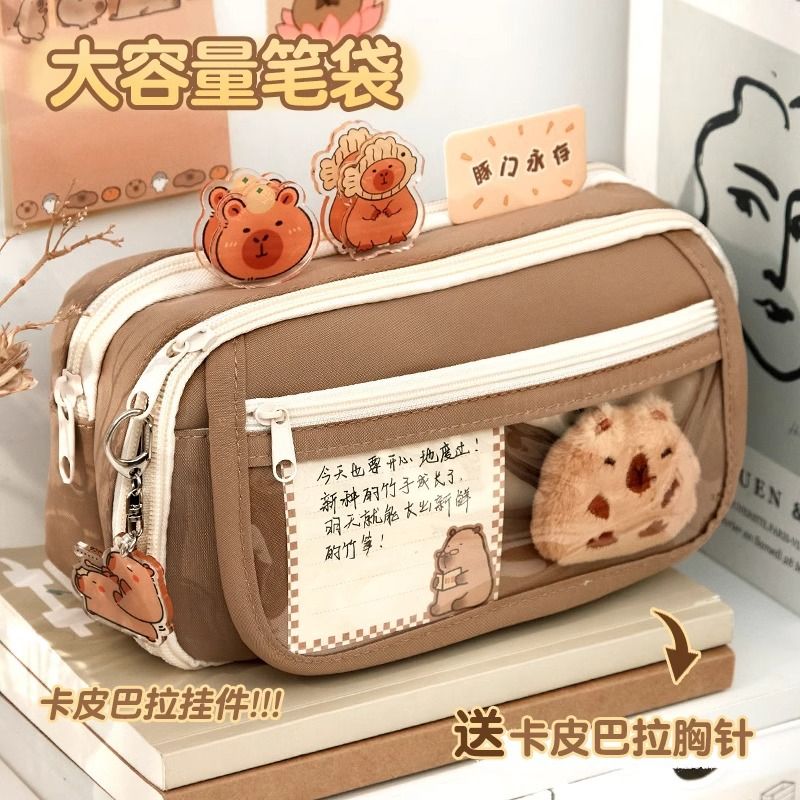 High-Appearance, Large-Capacity & Multi-Functional Stationery Case - Student Pencil Pouch, Pencil Bag, Makeup Bag & Storage Bag