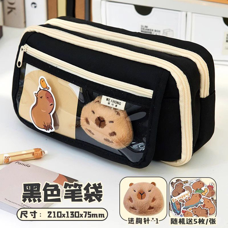 High-Appearance, Large-Capacity & Multi-Functional Stationery Case - Student Pencil Pouch, Pencil Bag, Makeup Bag & Storage Bag