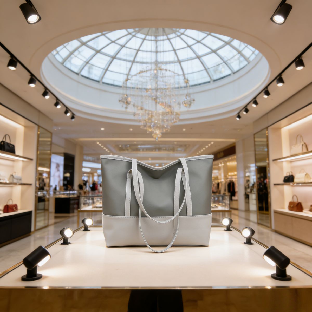 Trendy nylon tote bag: large-capacity, lightweight & water-resistant. Stylish, durable & versatile—perfect for Kenyan young ladies’ work, shopping or daily outings.