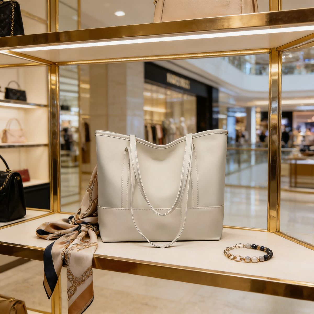 Trendy nylon tote bag: large-capacity, lightweight & water-resistant. Stylish, durable & versatile—perfect for Kenyan young ladies’ work, shopping or daily outings.