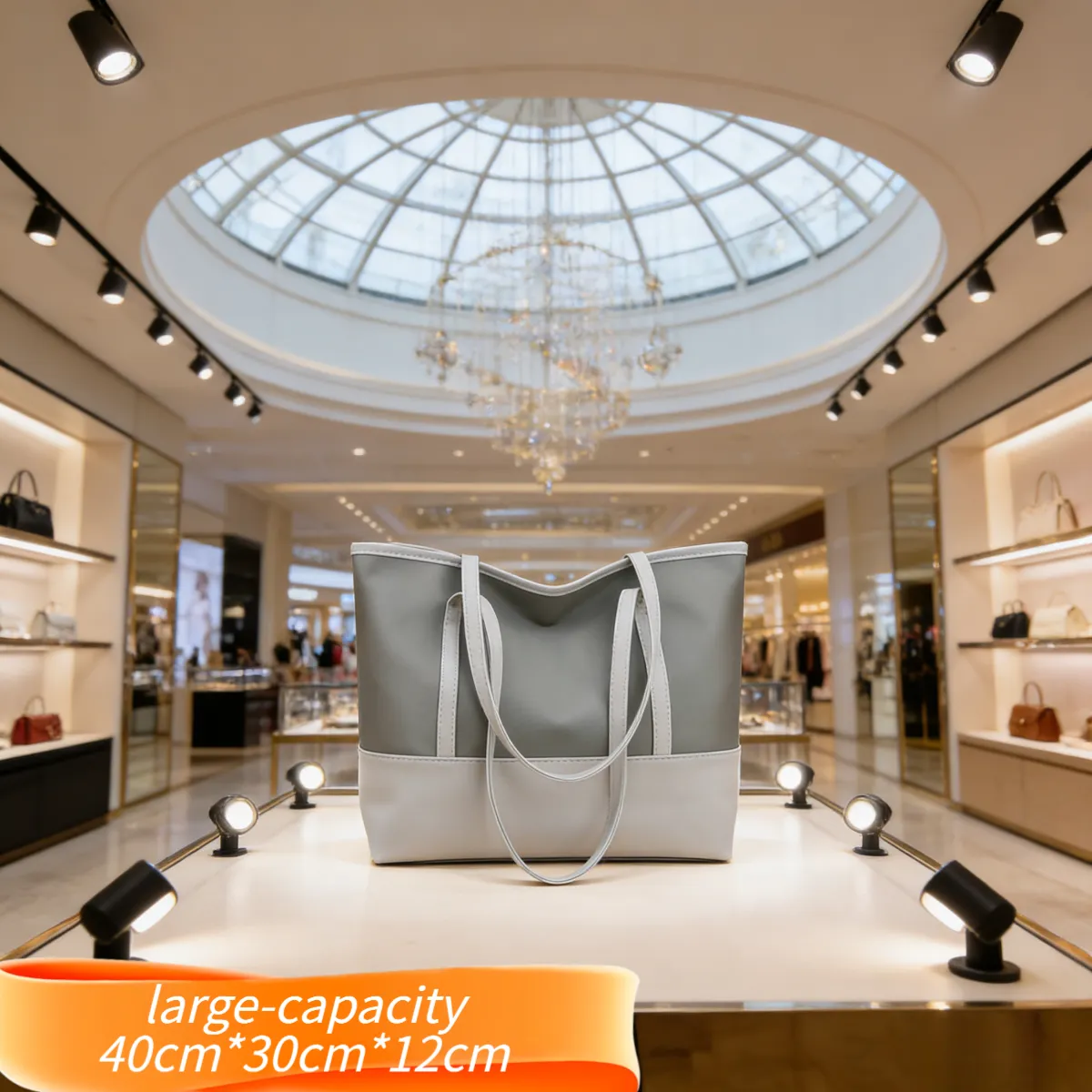 Trendy nylon tote bag: large-capacity, lightweight & water-resistant. Stylish, durable & versatile—perfect for Kenyan young ladies’ work, shopping or daily outings.