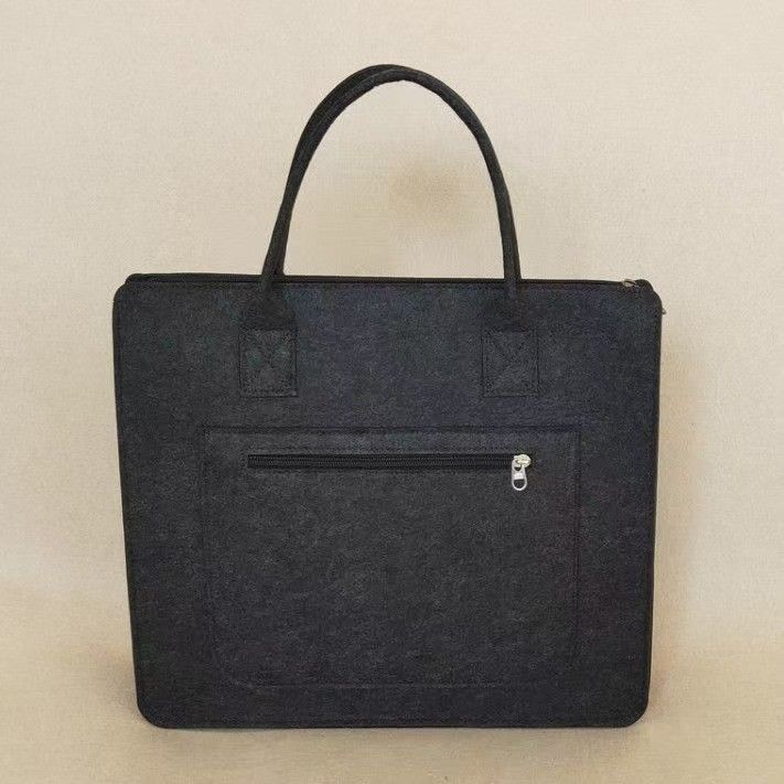 Trendy felt business tote bag: large-capacity for laptops, durable & stylish. Ideal for Kenyan young professionals’ work, commutes or business meetings.