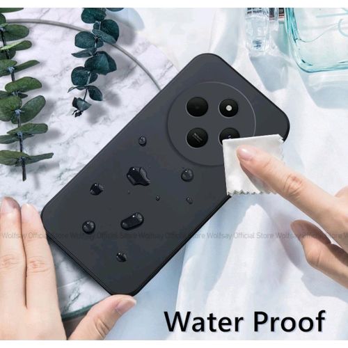 Tecno Spark 30C Black Soft Silicone Phone Case/ Cover