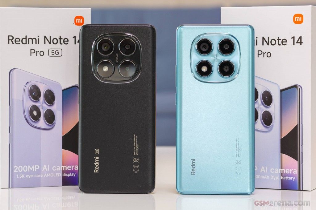 Brand New XIAOMI Redmi Note 14 Pro 8GB+256GB 6.67" 120Hz AMOLED Display 200MP Camera IP64 Dust and Splash Resistant 5500mAh Battery Under-display Fingerprint 45W Fast Charging Smart