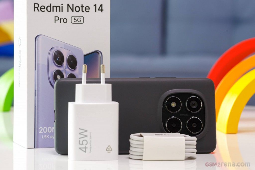 Brand New XIAOMI Redmi Note 14 Pro 8GB+256GB 6.67" 120Hz AMOLED Display 200MP Camera IP64 Dust and Splash Resistant 5500mAh Battery Under-display Fingerprint 45W Fast Charging Smart