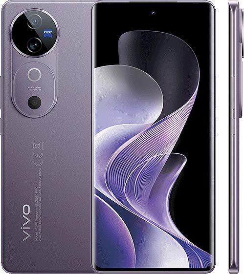 Vivo V40 - 6.78" - 12RAM + 256GB (Dual SIM) Zeiss optics Battery 5500mAh Fast charging 80W, Fingerprint Sensorsh- Silver -2YRS WRNTY