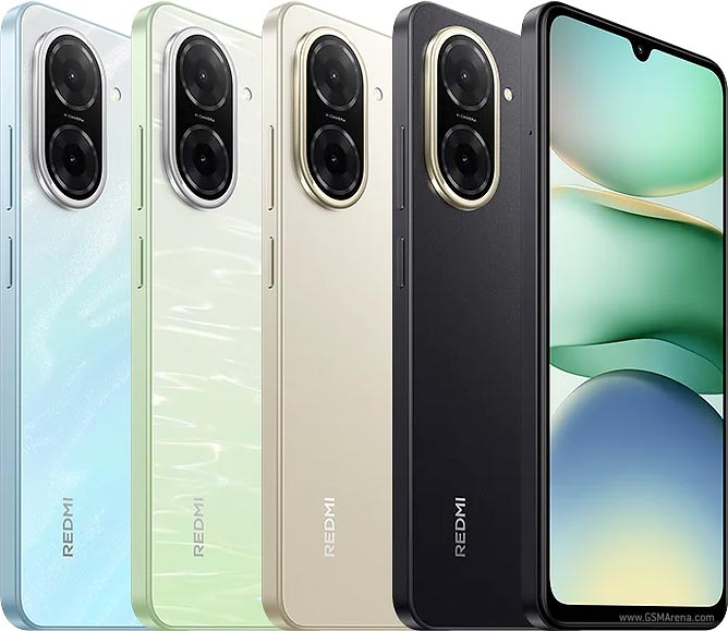 Redmi A5 Display 6.88" - 3GB + 64GB, Dual SIM ,32MP main camera, 8MP front camera , 5200mAh battery , Side fingerprint sensor , USB Type-C Phones SmartPhone