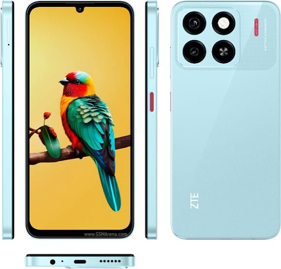 ZTE Blade A55 128GB ROM 12(4+8)GB RAM Android 14 6.75 inches, Octa-core Fingerprint 13 MP BACK CAMERA 8 MP FRONT CAMERA smartphones